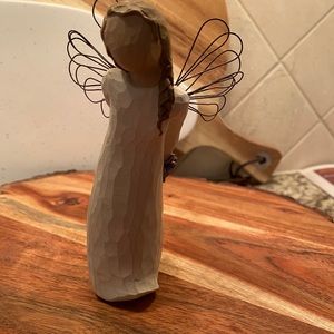 Retired Vintage 2002 THANK YOU  Willow Tree Sculpted by  Susan Lordi Demdaco Gif